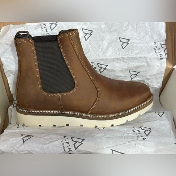 Alpine Design Women’s Light Brown/TAN Bottom Blaze Chelsea Boot AD22WCW001 - 8.5 - Picture 8 of 9